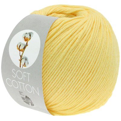 Lana Grossa Soft cotton 11 geel opruiming 