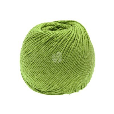 Lana Grossa Soft cotton 30 lente groen op=op uit collectie 