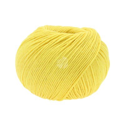 Lana Grossa Soft cotton 35 geel opruiming 