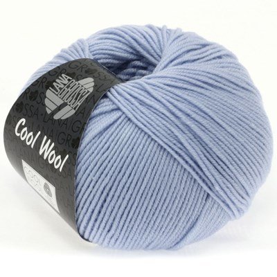 Lana Grossa Cool wool 430 licht blauw opruiming 