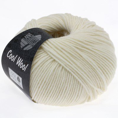 Lana Grossa Cool wool 432 ecru opruiming 