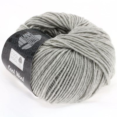 Lana Grossa Cool wool mélange 0443 grijs opruiming 