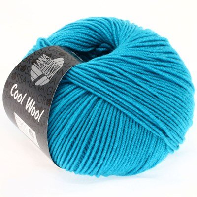Lana Grossa Cool wool 502 helder blauw opruiming 