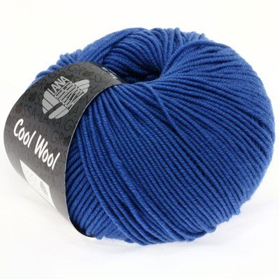 Lana Grossa Cool wool 555 kobalt blauw opruiming 