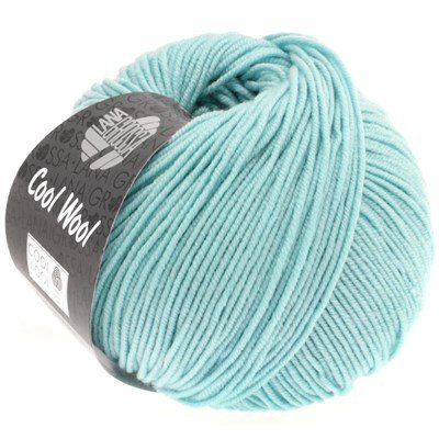 Lana Grossa Cool wool 2020 lichtaqua blauw opruiming 