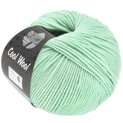 Lana Grossa Cool wool 2056 pastel mint opruiming 