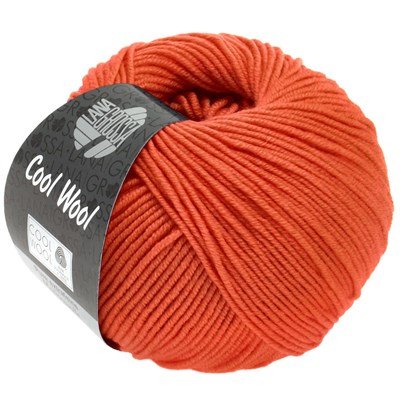 Lana Grossa Cool wool 2060 koraal opruiming 