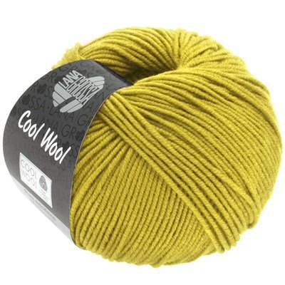 Lana Grossa Cool wool 2062 mosterd geel