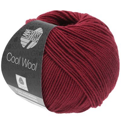 Lana Grossa Cool wool 2068 Indisch rood op=op uit collectie 
