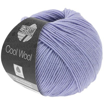 Lana Grossa Cool wool 2070 lila blauw opruiming 
