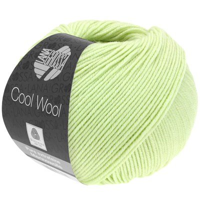 Lana Grossa Cool wool 2077 pastel mint groen