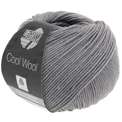 Lana Grossa Cool wool 2080 midden grijs opruiming 
