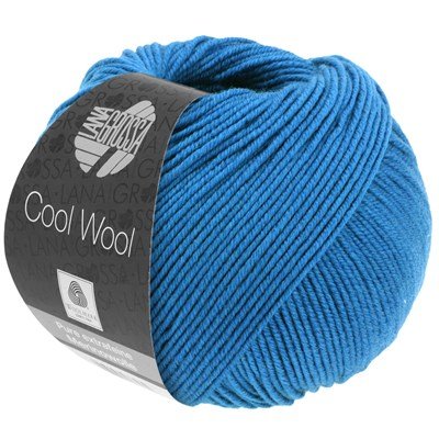 Lana Grossa Cool wool 2081 helder blauw
