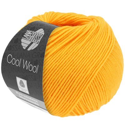 Lana Grossa Cool wool 2085 geel opruiming 