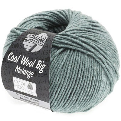 Lana Grossa Cool wool mélange 7132 groen grijs