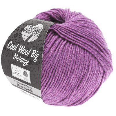 Lana Grossa Cool wool mélange 7151 paars roze opruiming 