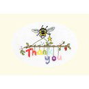 Borduurpakket dieren - Bee-ing Thankful