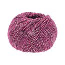 Lana Grossa Ecopuno tweed 317 fuchsia gemeleerd (opruiming)