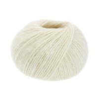Lana Grossa Natural alpaca pelo 01 ecru
