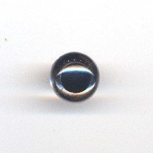 Ogen 8 mm kristal met zwarte pupil 5 paar 