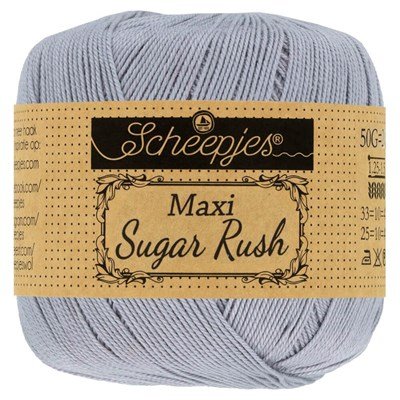 Scheepjes Maxi Sugar Rush 618 silver - 50 gram op=op 