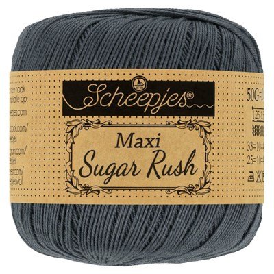 Scheepjes Maxi Sugar Rush 393 charcoal 50 gram 