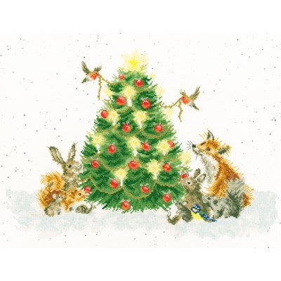 Borduurpakket kerst - Hannah Dale Oh Christmas Tree