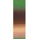 Lang Yarns Merino 150 dégradé 40.0012 Green/Bordeaux/Salmon