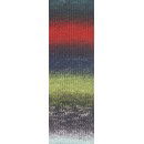 Lang Yarns Merino 150 dégradé 40.0014 Mint/Bordeaux/Blue