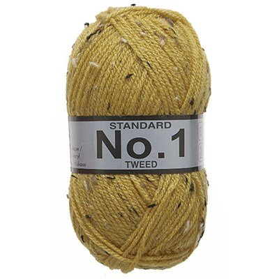 Lammy Yarns No 1 Tweed 690 mostred geel