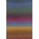 Lang Yarns Mille Colori Baby 845.0206 Multicolour Blue/Brass/Bordeaux (op=op uit collectie)