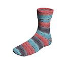 Lang Yarns Super Soxx Color 4-Fach 901.0363 Lightblue/Coral 1120 Artemis