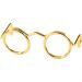 Brilletje goud 35 mm (10 stuks)