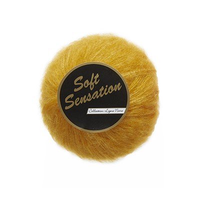Lammy Yarns - Soft Sensation lurex 603 geel