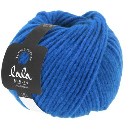 Lana Grossa Lala berlin lovely cotton 31 blauw opruiming 