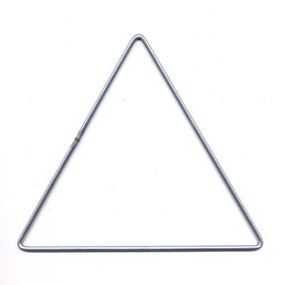 driehoek metaal 40 cm 3,4mm 2 stuks 