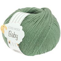 Lana Grossa Cool Wool Baby 297 oud mint groen (opruiming)