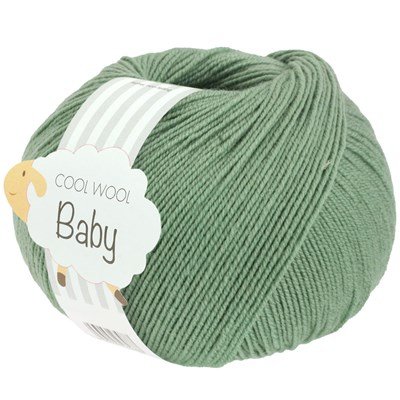 Lana Grossa Cool Wool Baby 297 oud mint groen opruiming 