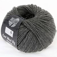 Lana Grossa Cool wool big 0617 donker grijs melange