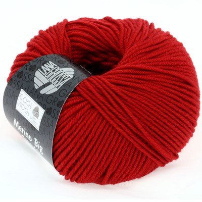 Lana Grossa Cool wool big 924 rood bruin opruiming 