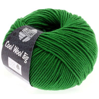 Lana Grossa Cool wool big 939 donkergroen