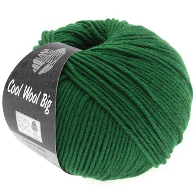 Lana Grossa Cool wool big 949 flessen groen opruiming 