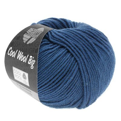 Lana Grossa Cool wool big 968 jeans blauw opruiming 