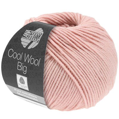 Lana Grossa Cool wool big 982 roze huid op=op uit collectie 