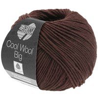 Lana Grossa Cool wool big 987 chocolade bruin