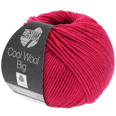 Lana Grossa Cool wool big 0990 purper rood op=op uit collectie 