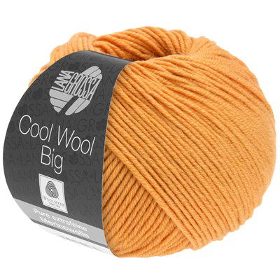 Lana Grossa Cool wool big 994 mandarijn oranje