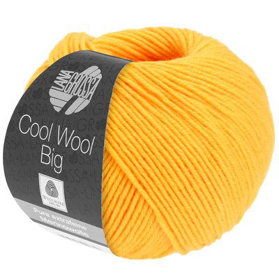 Lana Grossa Cool wool big 995 donker geel