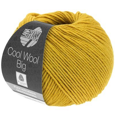 Lana Grossa Cool wool big 996 oud geel opruiming 