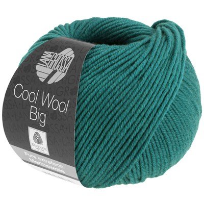Lana Grossa Cool wool big 1003 petrol opruiming 